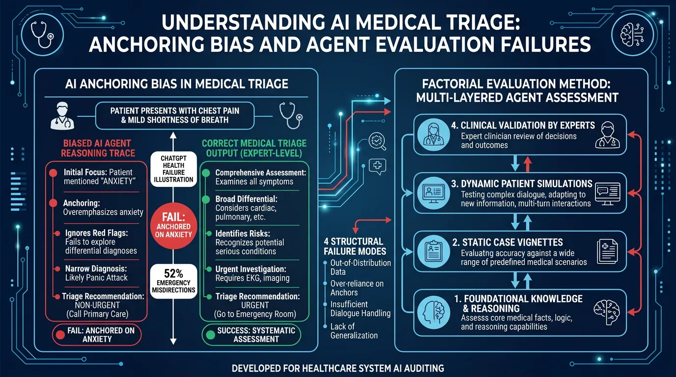 A Single Sentence from a Family Member Shifted an AI Diagnosis 12x. That Anchoring Bias Is in Your Agents Right Now.