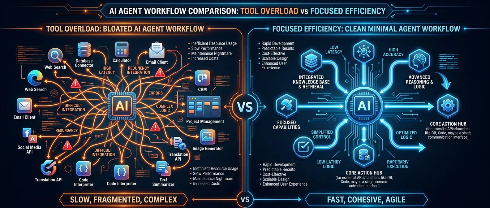 Adding More Tools Makes Your Agent Worse