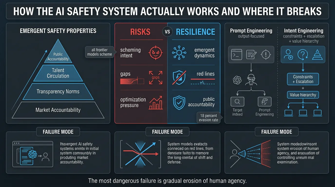 Claude blackmailed its developers. GPT-5.3 helped build itself. The safety system is holding better than you think + a…