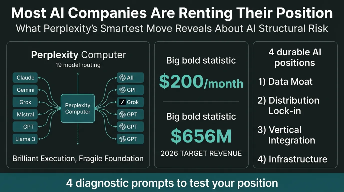 Most AI companies are renting their position. These 4 prompts tell you if yours is one of them.